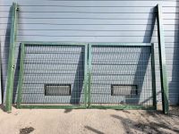 Gartentor 3 m x 1,40 m aus Restpostenbestand B Ware Farbe 6009