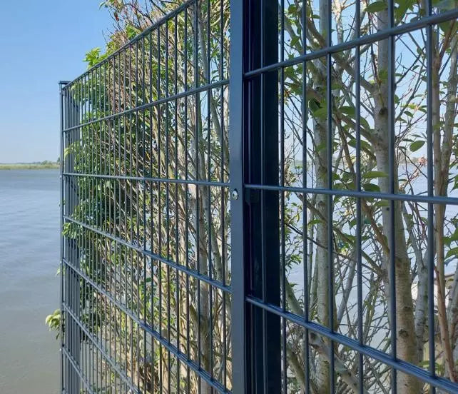 Zaun 25 m Doppelstabmattenzaun / Gartenzaun verz. anth. 868 / 083