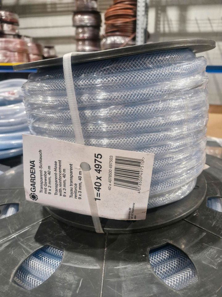 Druckluftschlauch Transparent 8x3 mm – Hochwertiger PVC-Schlauch mit Kreuzgewebe-Einlage