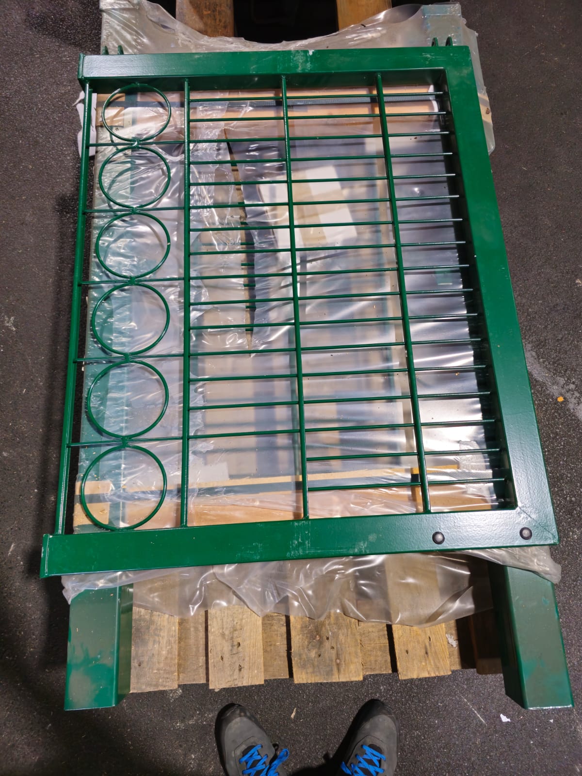 Tor Eingangstür Gartentor Schmuck Tor 3m anth 1m Höhe