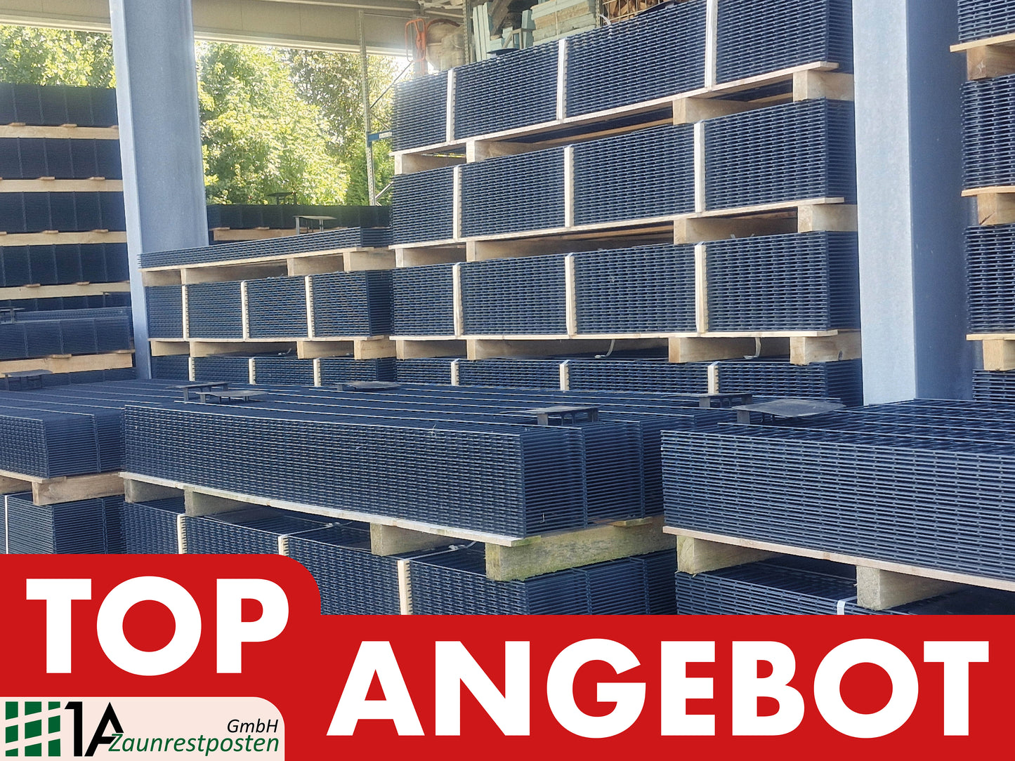 Black Friday 50 m Doppelstabmattenzaun 203 / 868 verz anth