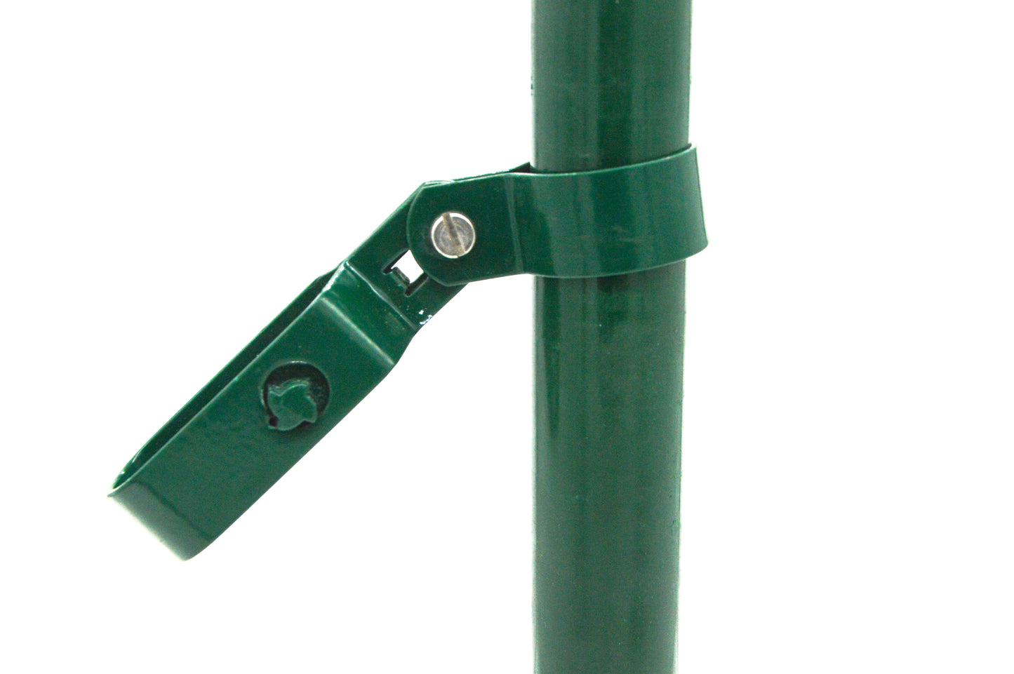 Strebenschelle für Zaunpfosten Ø 34 mm grün