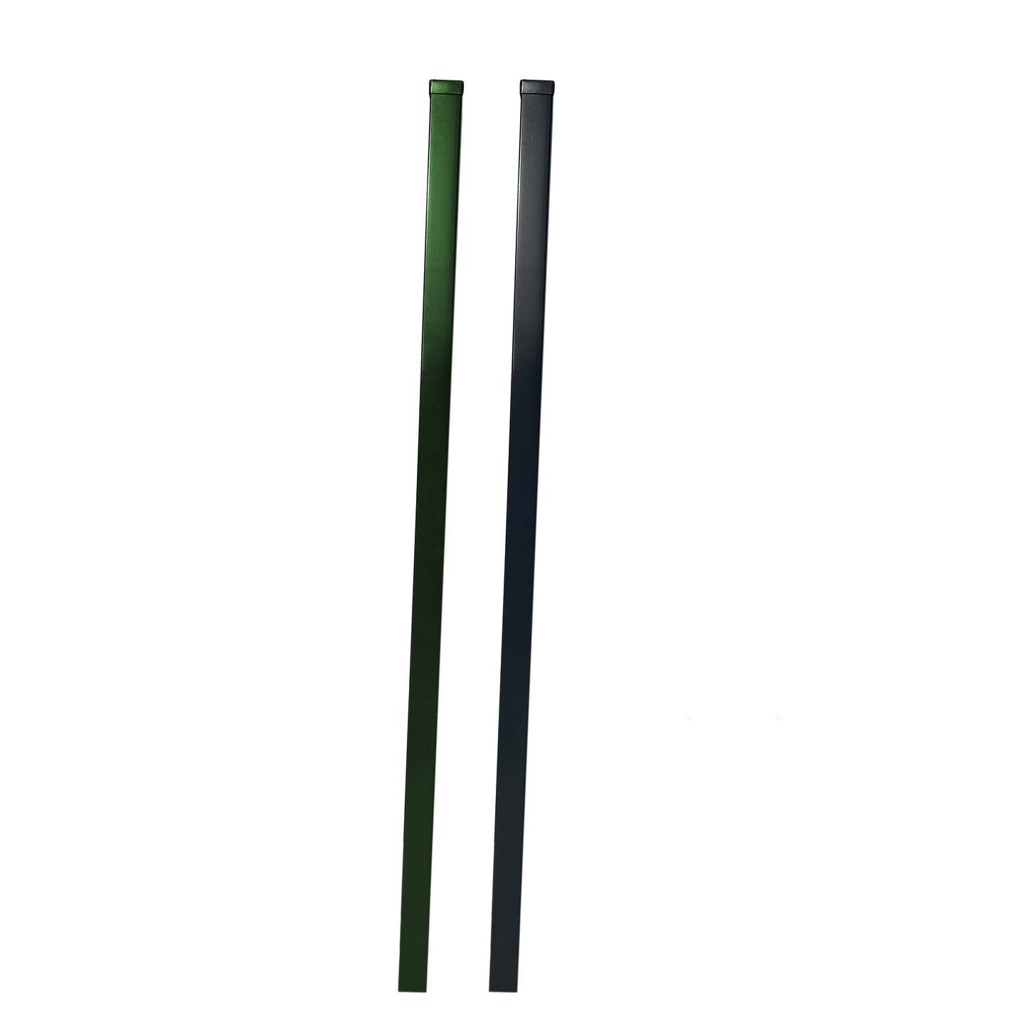 Pfosten 60x40 mm inkl. Befestigung in Grün (6005) und Anthrazit (7016)