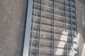 Tor Eingangstür Gartentor Schmuck Tor 3m anth 1m Höhe