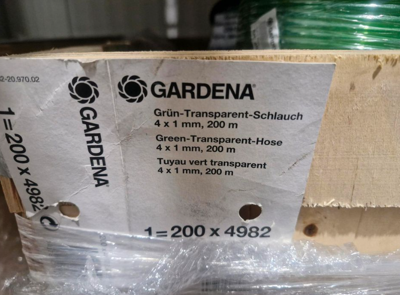Aquarium Transparent Schlauch Gardena Grün 10x2mm je 1m
