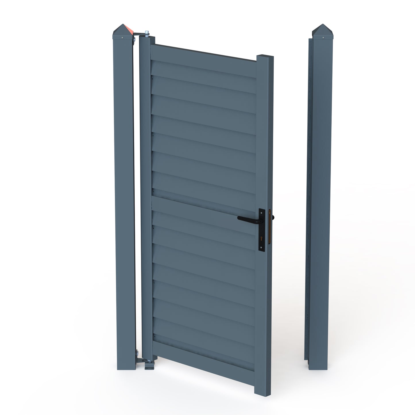 Zaun Elemente Sichtschutz hochwertig in verzinktem Stahlblech