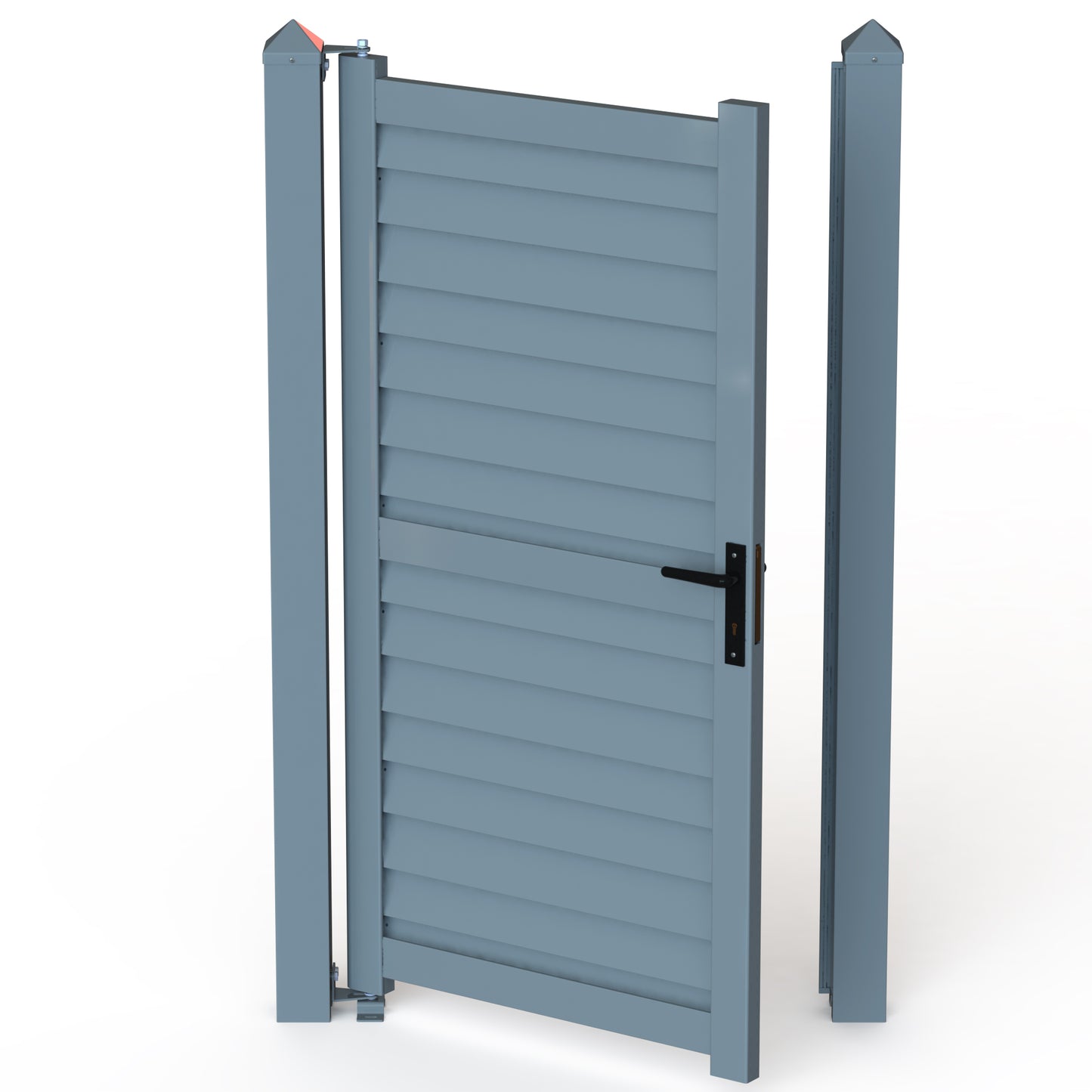 Zaun Elemente Sichtschutz hochwertig in verzinktem Stahlblech