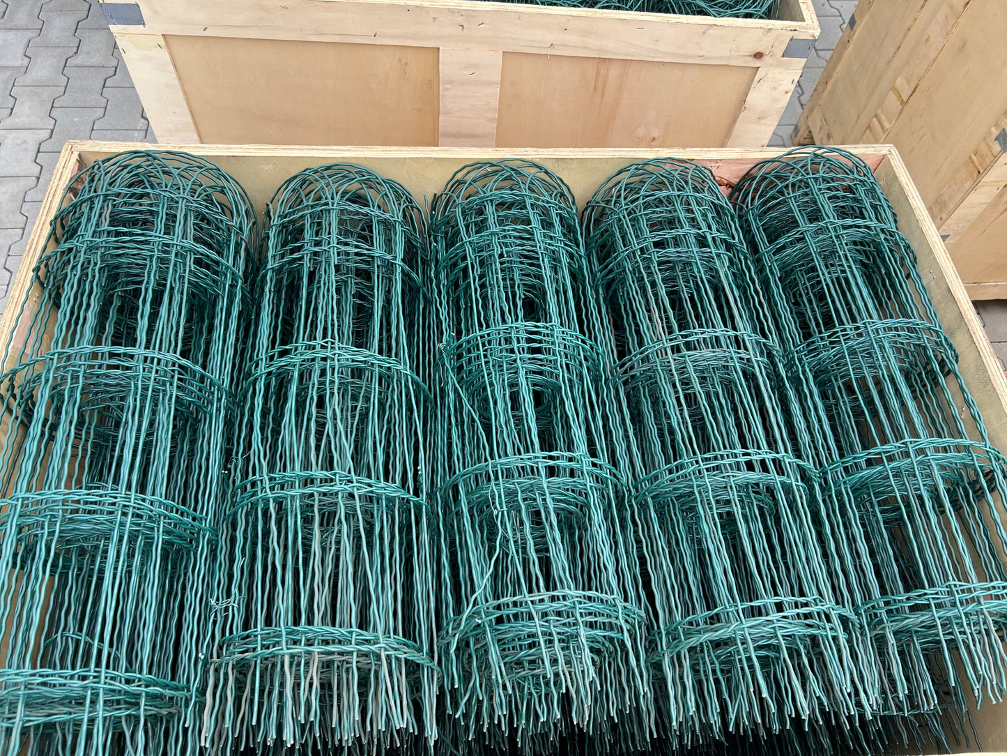 Ziergeflecht, Beeteinfassung grün 90 hoch