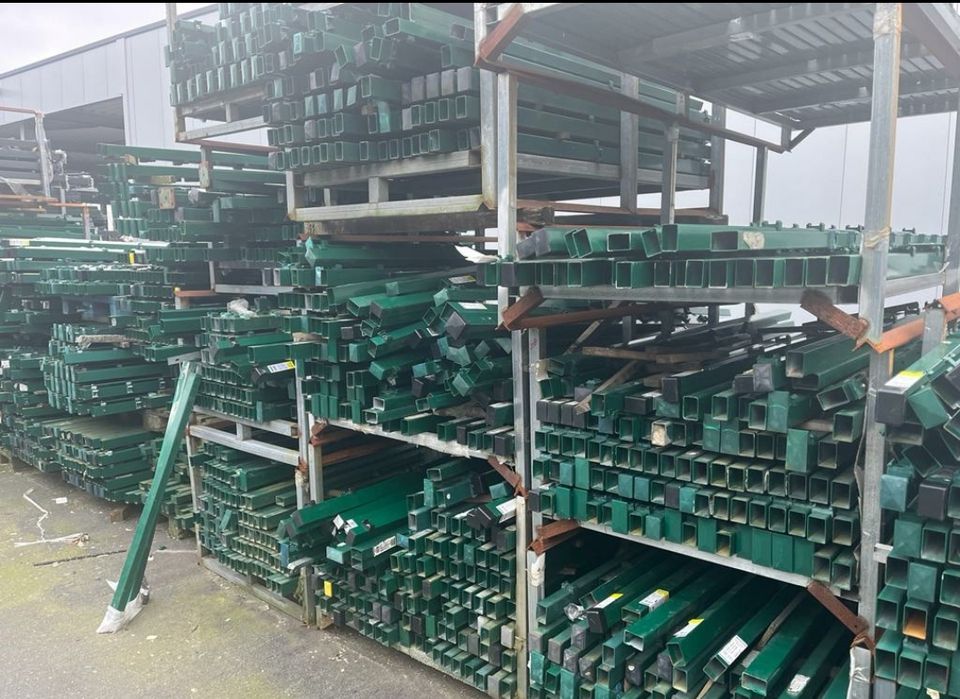 Zaun Gartenzaun 30m Doppelstabmattenzaun 656 in verz grün 103 hoch