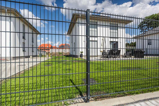 Doppelstabmatte in 656 grün, anthrazit und  feuerverzinkt 2,51m breit verschiedene Höhen