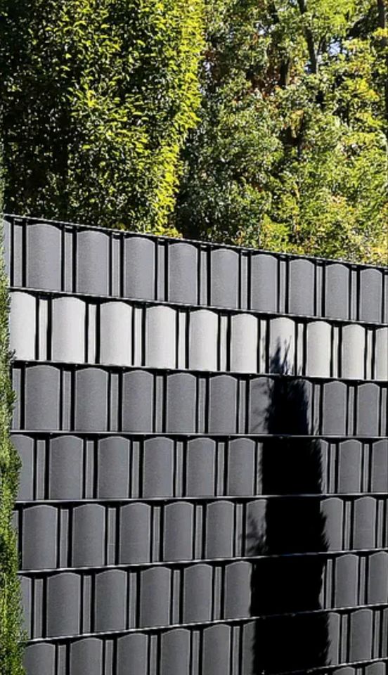 Garten Zaun 20m inkl Sichtschutz 183 Höhe 868 Doppelstabmattenzaun verz anth