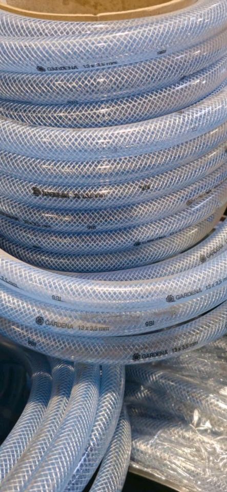 Gardena 50 m Druckluft 36 bar Transparent mit Gewebe 13x3,5mm