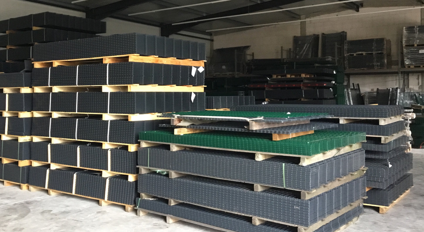 Zaun 100 m 183 h /868 Doppelstabmatten Zaun Gartenzaun verz anth