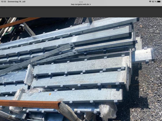 Gabionenpfosten Sonderpreise ab 35 € solange der Vorrat reicht