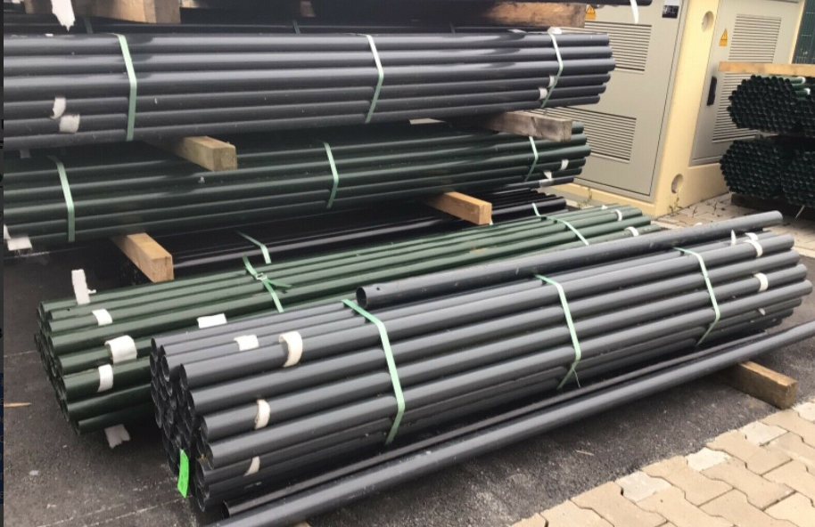 Zaunpfosten rund extra lang