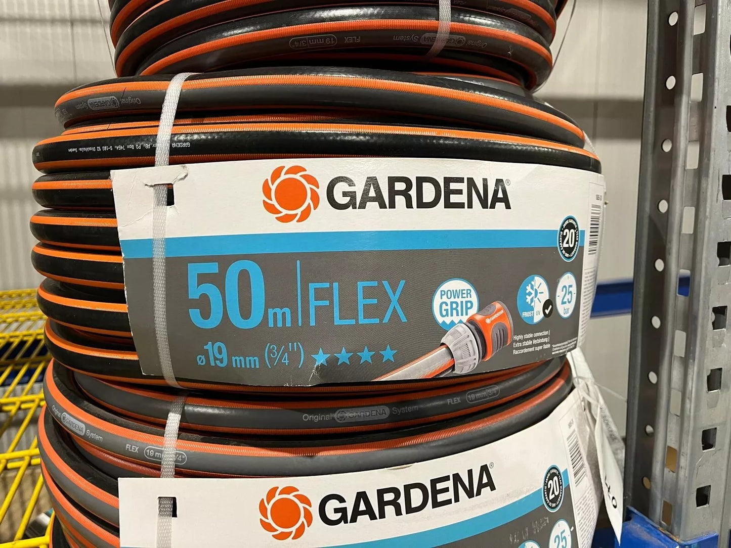 Gardena 50 m Gartenschlauch Gardena Flex 3/4 Zoll 25 bar UV beständig