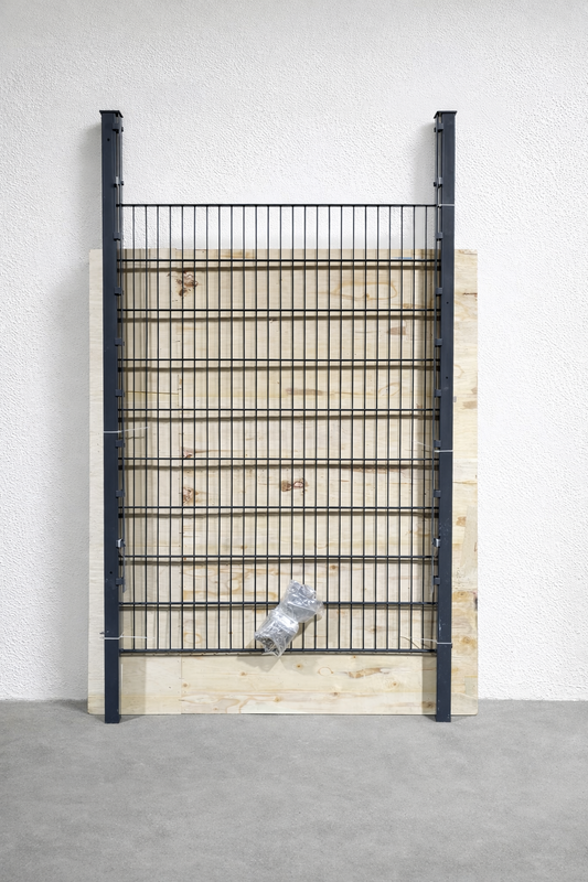 Gartentor 180 x 140 cm – Verzinkt & Anthrazit – Doppelstabfüllung – Sonderposten