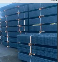 25m Doppelstabmattenzaun 6/5/6, 203 cm, verzinkt & anthrazit – Komplettset inkl. Pfosten