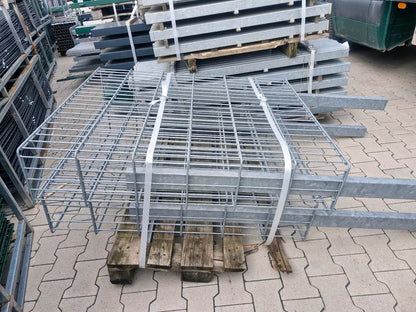 Gabionenkorb 140 cm hoch aus Doppelstabmatte 8/6/8 – feuerverzinkt 1m x 1,40 m