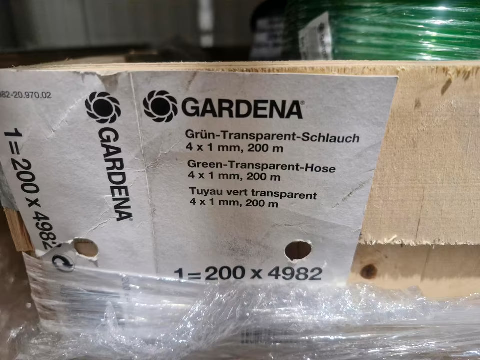 Gardena Schlauch 10 x 2 mm – transparent grün Meterware