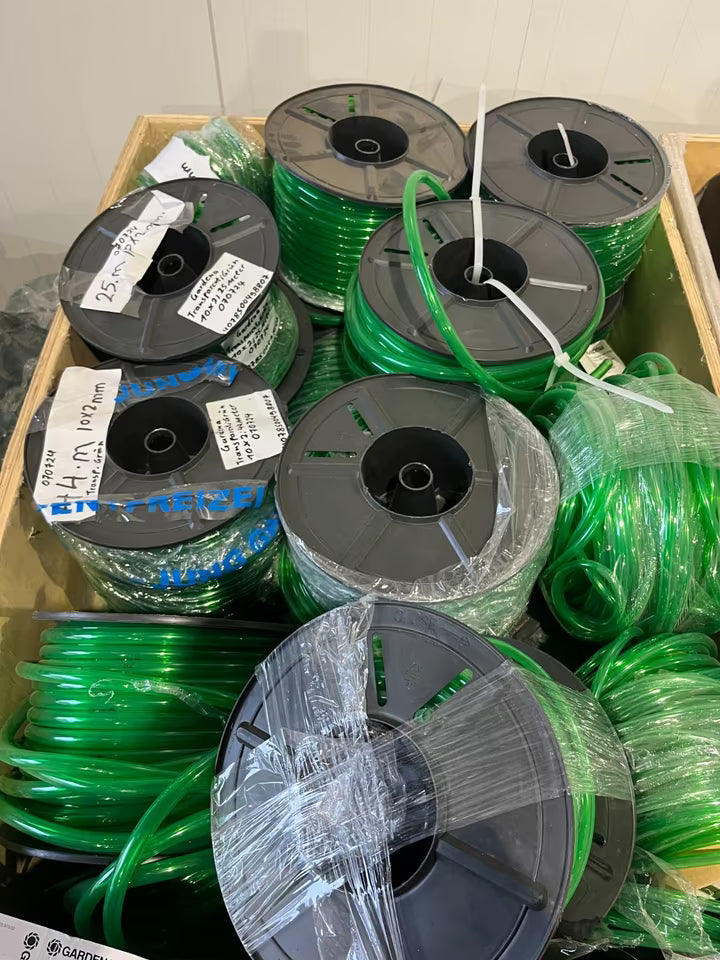 Gardena Schlauch 10 x 2 mm – transparent grün Meterware