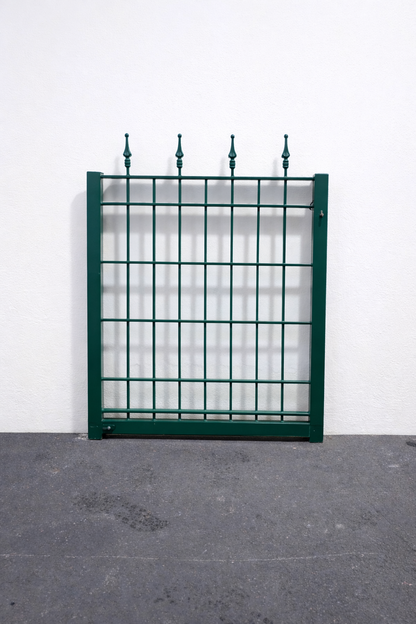 Gartentor 100 x 90 cm mit Locinox-Schloss – pulverbeschichtet Grün