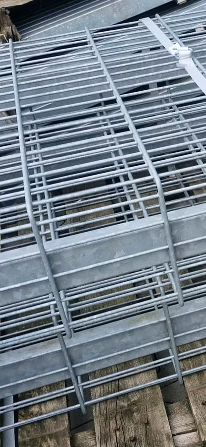 Gabionenkorb 140 cm hoch aus Doppelstabmatte 8/6/8 – feuerverzinkt 1m x 1,40 m