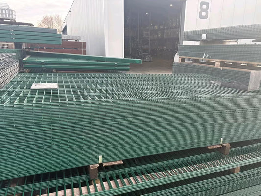 25 m Doppelstabmattenzaun B verschieden hoch Stärke 656/ 083 grün ab .......