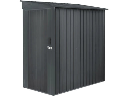 Anlehn-Gerätehaus mit Schrägdach