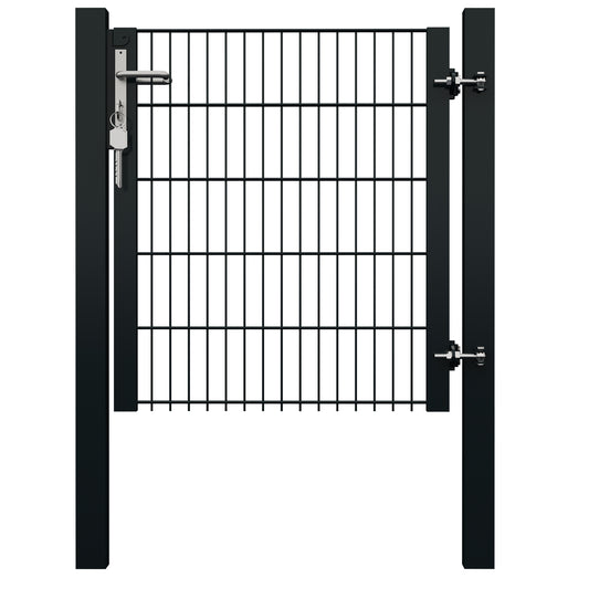 Gartentor Luis verschd. Höhen  90cm breit in Grün (6005) und Anthrazit (7016)