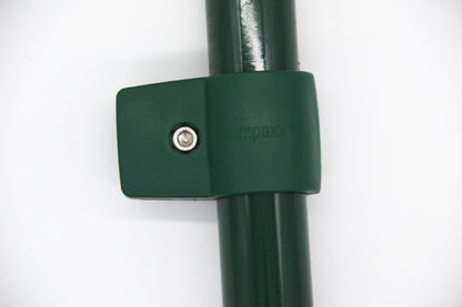 Endverbinder Simpaxx II (für Rundpfosten 34mm) Vollgrün