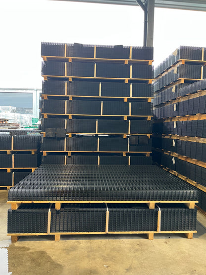 75m Doppelstabmattenzaun, 868, 1,83m Hoch, Anthrazit