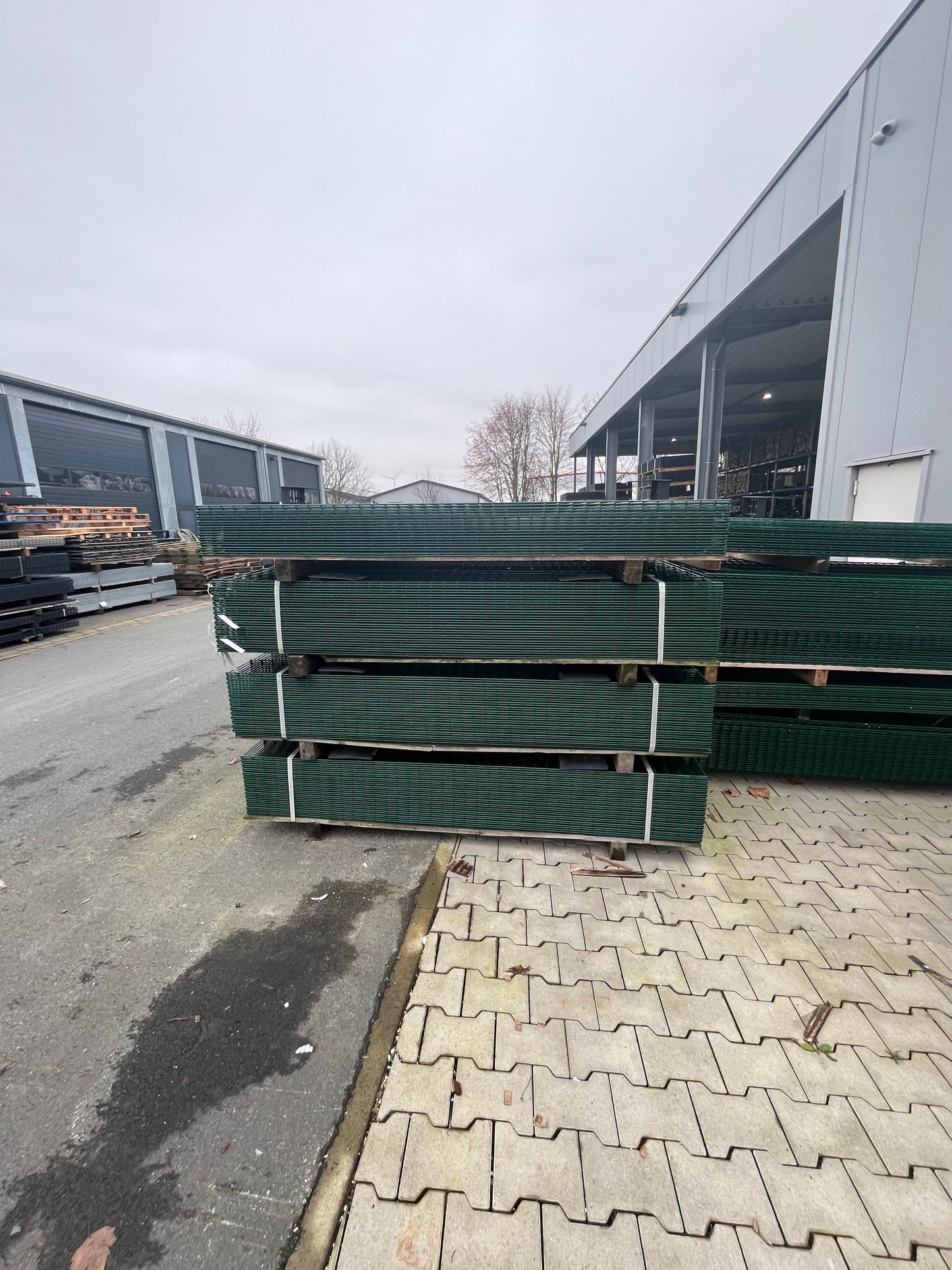 Doppelstabmattenzaun 25 m, 1,83m Hoch 656 B-Ware Restposten inkl. Pfosten | Saisonabschlusspreis