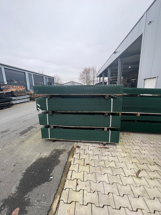 Doppelstabmattenzaun 25 m, 1,83m Hoch 656 B-Ware Restposten inkl. Pfosten | Saisonabschlusspreis