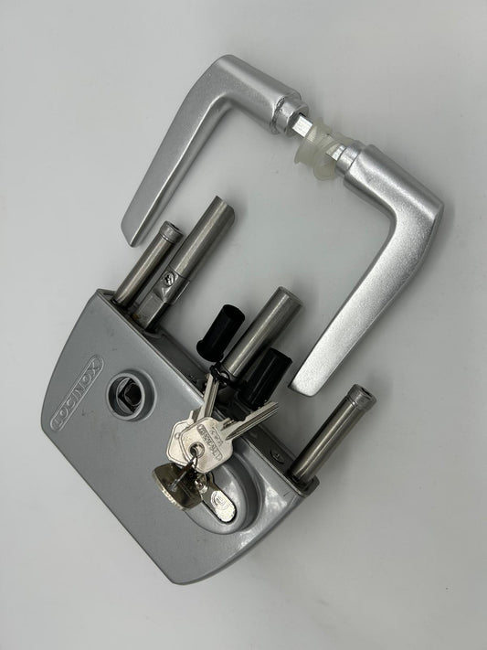 Locinox Schloss inkl. Klinke – hochwertiges Torschloss Industrie für Metall- & Gartentore