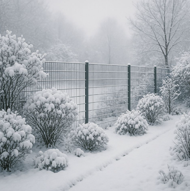 25 m Gartenzaun Doppelstabmattenzaun 163 h Stärke 868