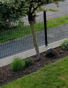 Gartenzaun 25 m Zaun in verz anth H 103 /868