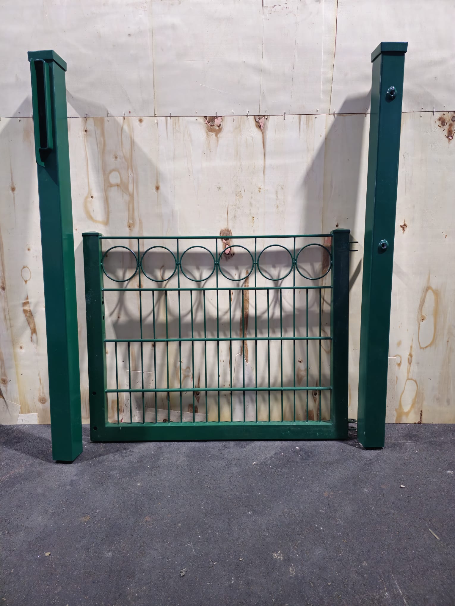 Gartentor 0,80 x 0,90 m Grün inkl. Locinox Schloss – Restposten – Sonderpreis wegen Lagerräumung