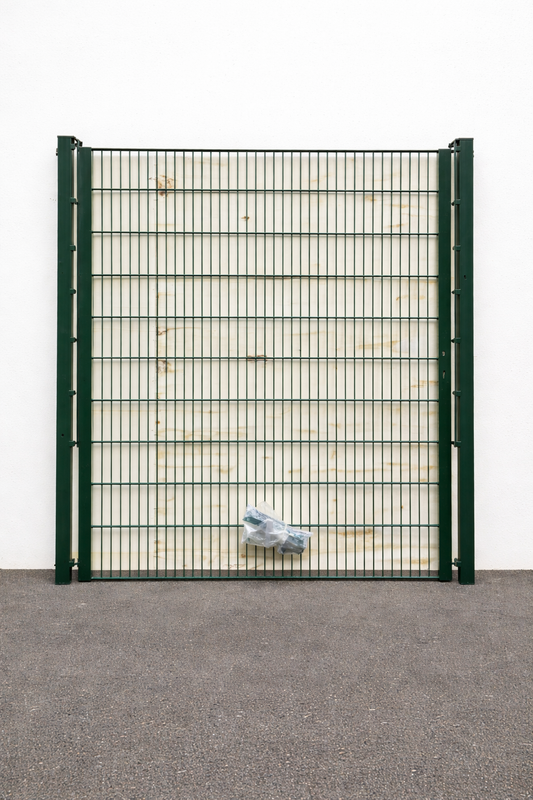 Gartentor 200 x 140 cm – Verzinkt & Grün – Doppelstabfüllung