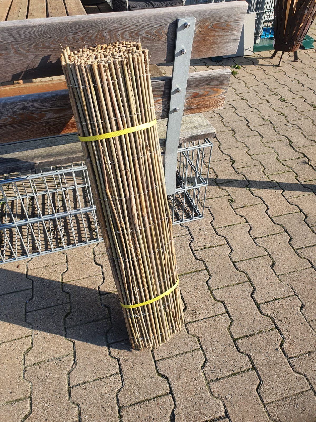 Sichtschutz/ Baumschutz Bambus auf Rolle 0,90 h x 3,00 l