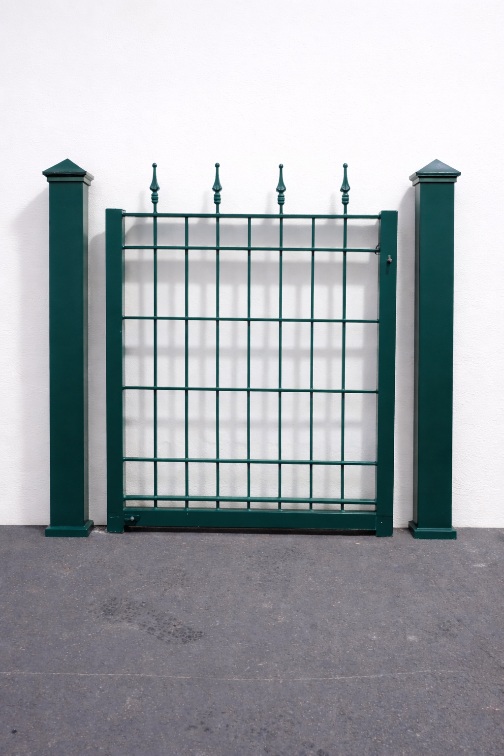 Gartentor 100 x 90 cm mit Locinox-Schloss – pulverbeschichtet Grün