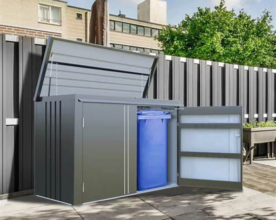 Premium Mülltonnenbox – 3 × 240 Liter