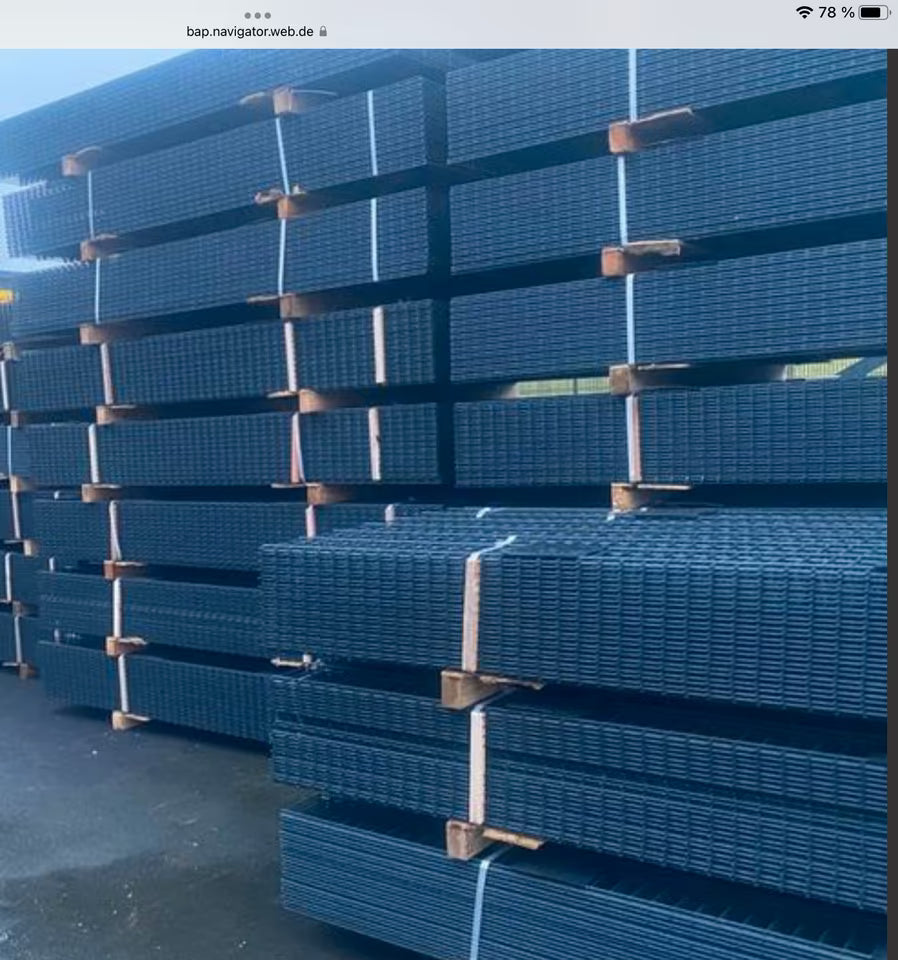 Doppelstabmattenzaun 25m Set 8/6/8 verzinkt Anthrazit oder Grün