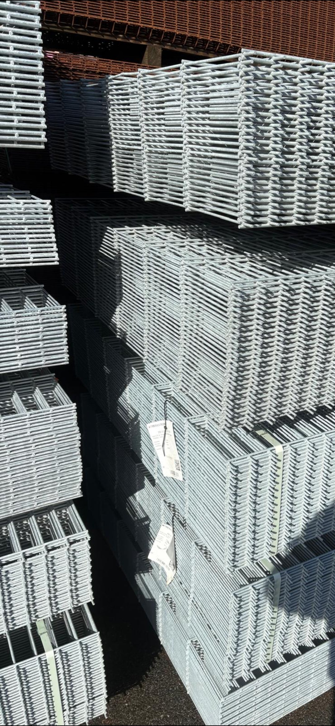 Doppelstabmattenzaun Komplettset – 25 m | Höhe 103 cm | feuerverzinkt