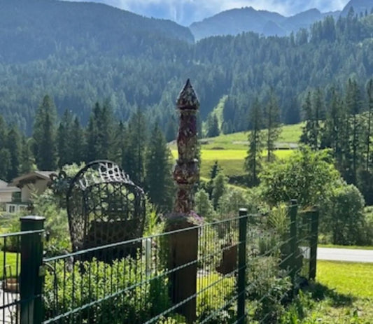 Gartenzaun 25m Höhe 103 Stärke 656  verzinkt grün