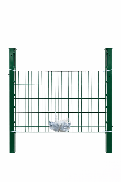 Gartentor B-Ware 100×140 cm – Verzinkt & Grün – Breites Metall-Zauntor | Restposten