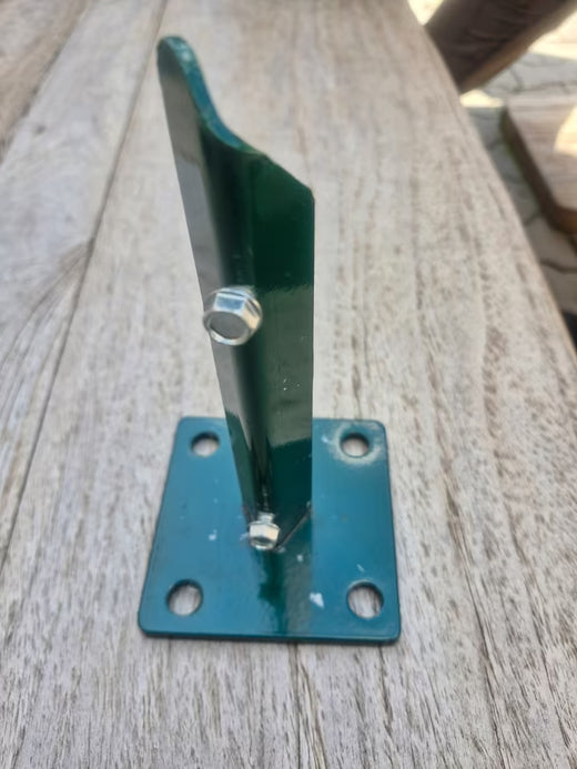 Kraus DINO Trend Standfuß Ø 34 mm – Zaunpfosten Standfuß | B-Ware | Anthrazit oder Grün