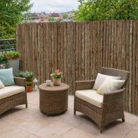 Rindenholz Sichtschutz 180x300 cm Videx – natürlicher Garten Sichtschutz Zaun