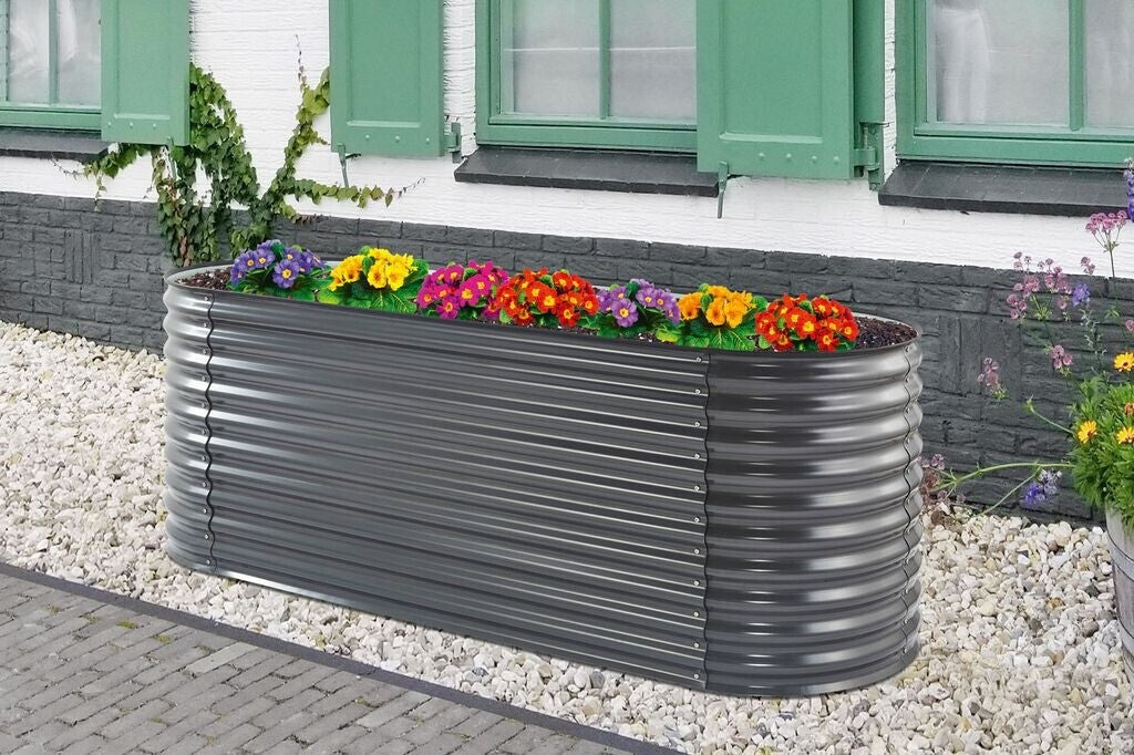 Hochbeet Welle Größe 2, Anthrazit