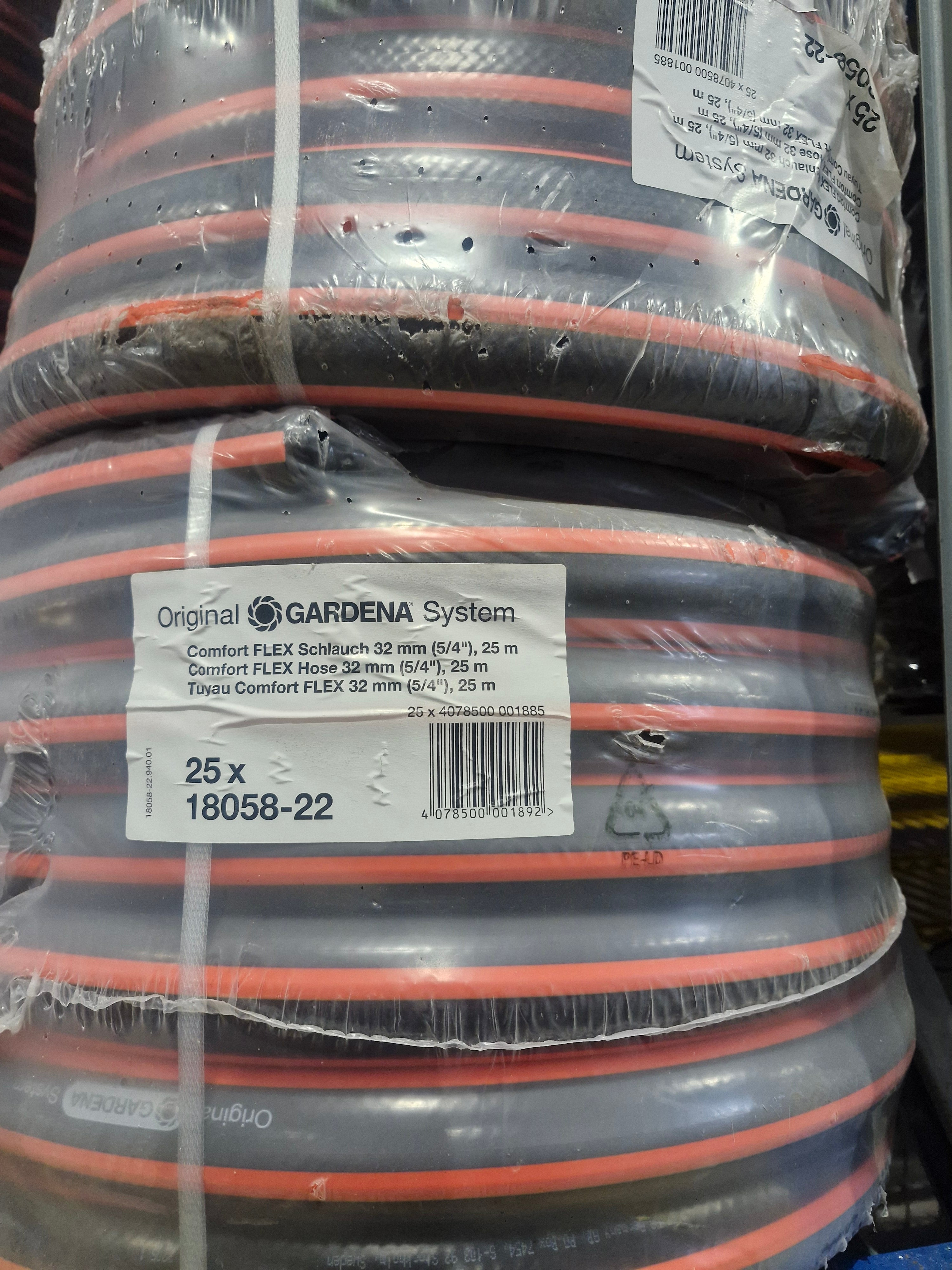 GARDENA Comfort FLEX Gartenschlauch 25 m 32 mm (5/4") – leistungsstark & flexibel | Restposten